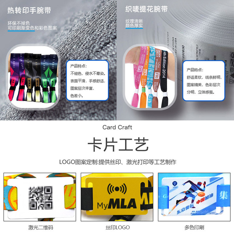 RFID松緊腕帶NFC戶外運動松緊腕帶RFID松緊手環(huán)工廠2